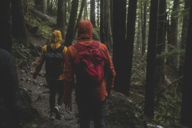 Salomon XA 25 Unisex Hiking/Outdoor Rucksack in Goji Berry/Ebony-8