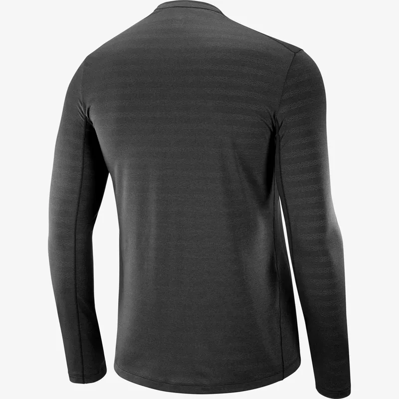Salomon Mens XA LS Tee in Black/Heather-1