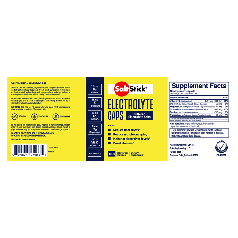 SaltStick Caps - 30 Electrolyte Capsules-1