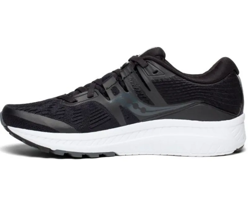 Saucony Ride ISO UK 6 Womens Road Running Shoe in Black - Clearance-3