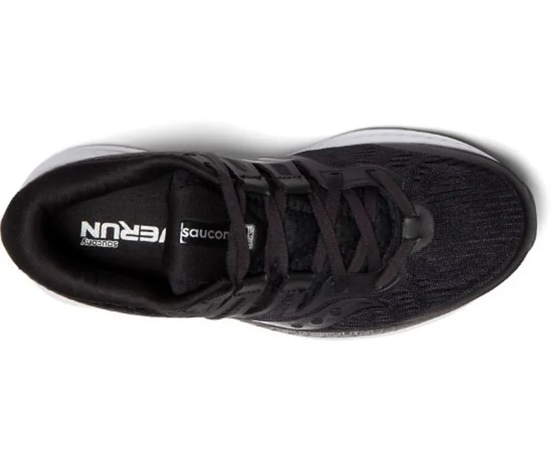 Saucony Ride ISO UK 6 Womens Road Running Shoe in Black - Clearance-2