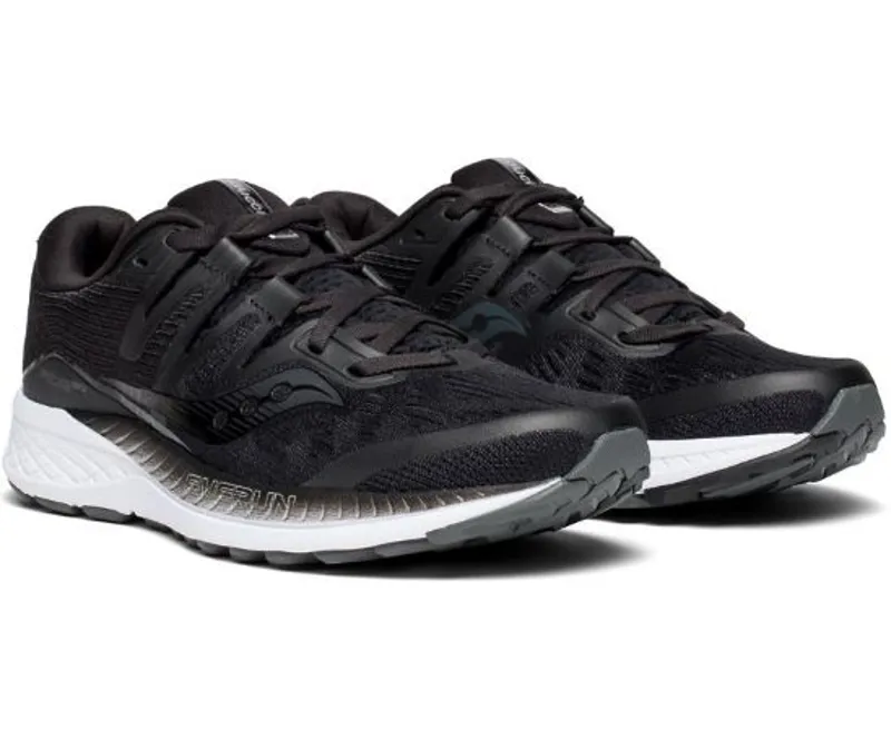 Saucony Ride ISO UK 6 Womens Road Running Shoe in Black - Clearance-1
