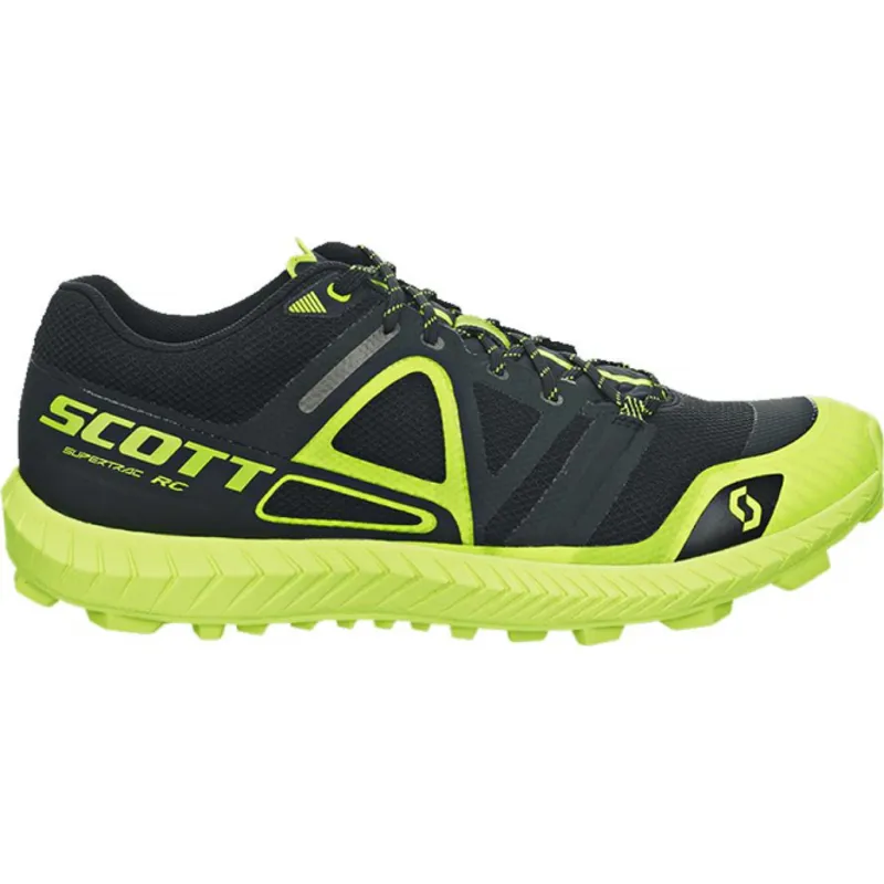 Scott Supertrac RC Womens Trail Running Shoe in Black/Yellow