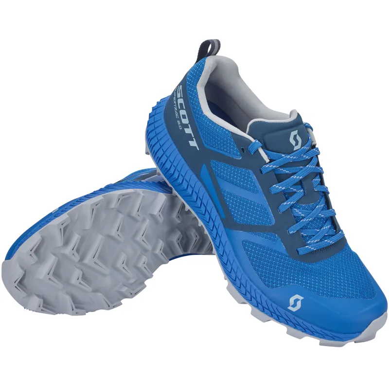 Scott Supertrac 2.0 Mens Trail Running Shoe in Blue/Dark Blue-4