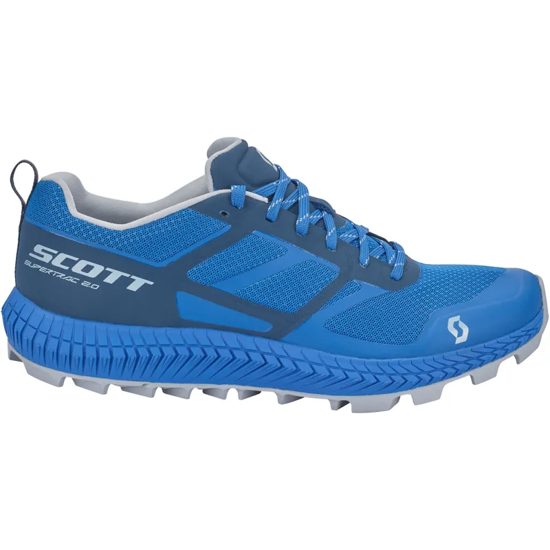 Scott Supertrac 2.0 Mens Trail Running Shoe in Blue/Dark Blue