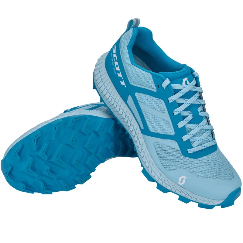 Scott Supertrac 2.0 Womens Trail Running Shoe in Light Blue/Blue-4