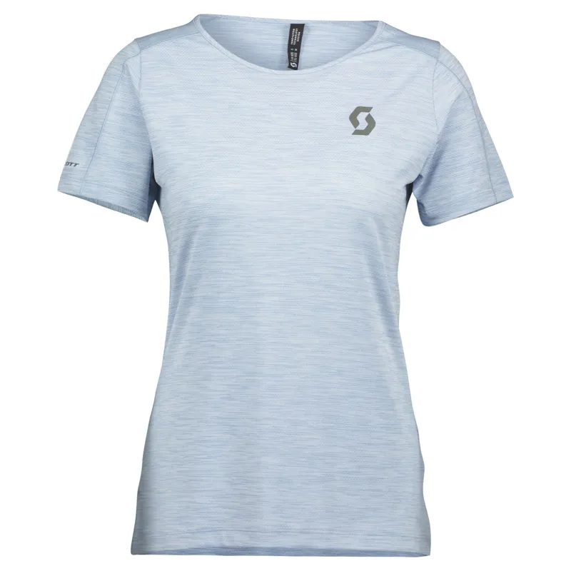 Scott Trail Run LT S/S Women's T-Shirt in Glace Blue