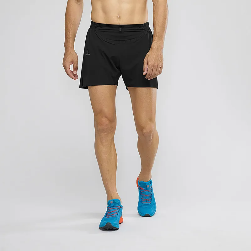 Salomon Sense Pro Mens Running Short in Black-1
