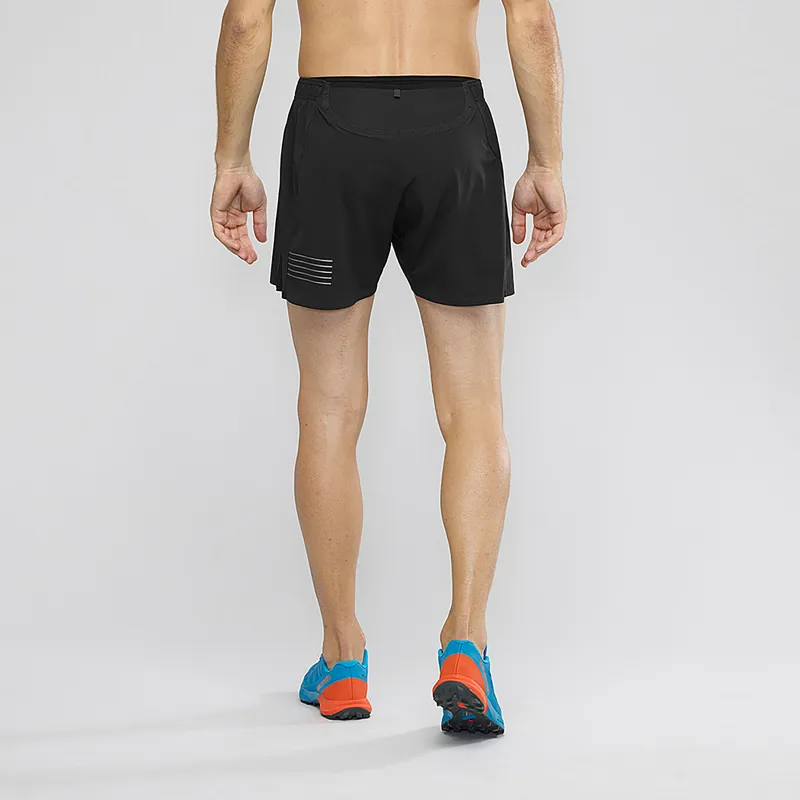 Salomon Sense Pro Mens Running Short in Black-2