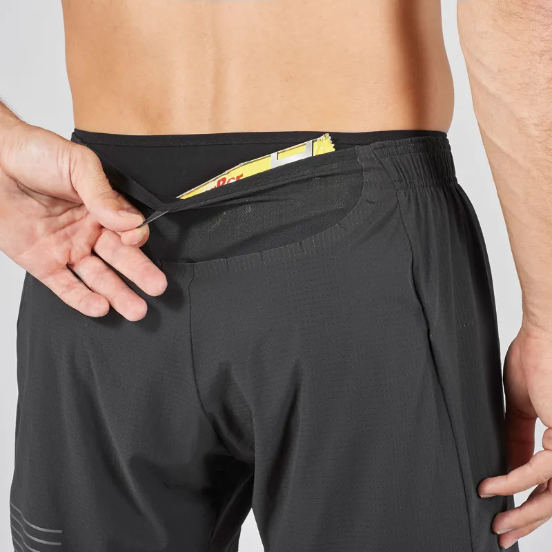 Salomon Sense Pro Mens Running Short in Black-3