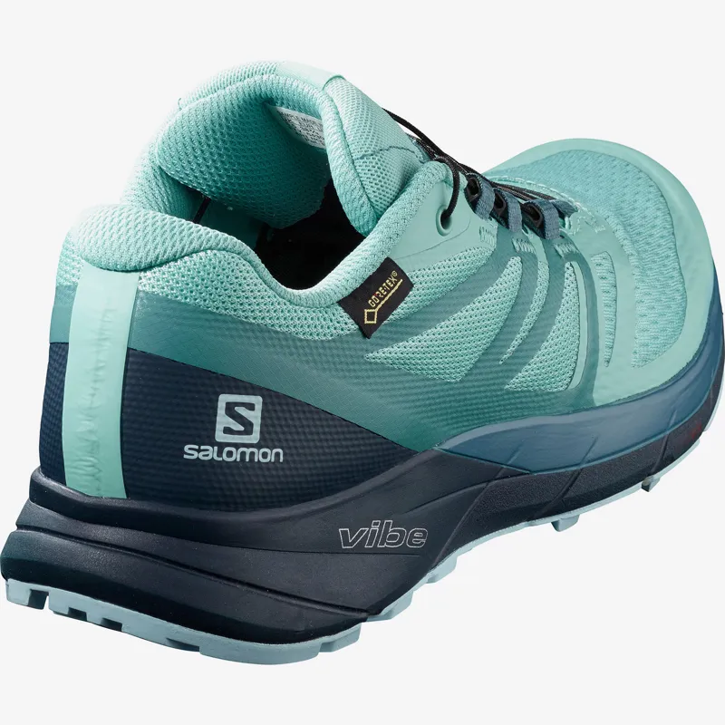 Salomon Sense Ride 2 GTX Inivisible Fit Ws Running Shoe in Nile Blue-3