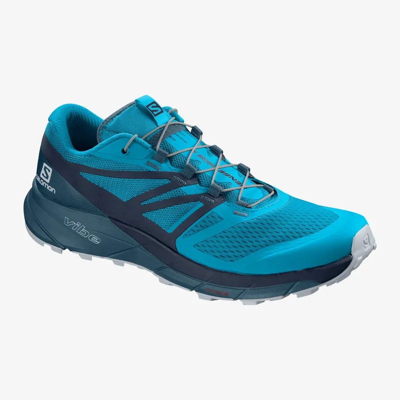 Salomon Sense Ride 2 Mens Trail Running Shoe in Hawaiian Ocean/Navy