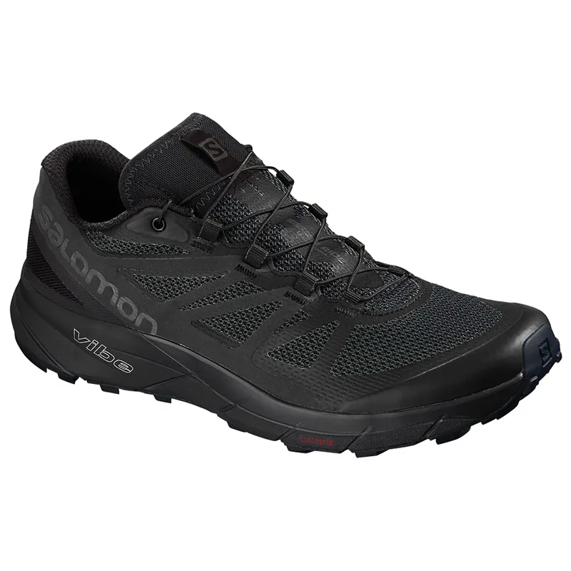 Salomon Sense Ride Womens Trail Running Shoe in Black/Magnet
