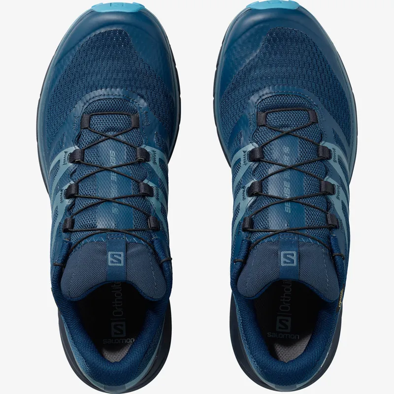 Salomon Sense Ride 2 GTX Invisible Fit Trail Running Shoe in Poseidon-2
