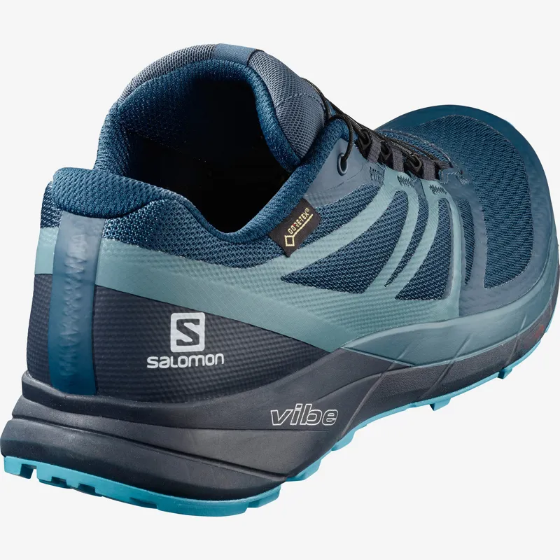 Salomon Sense Ride 2 GTX Invisible Fit Trail Running Shoe in Poseidon-3