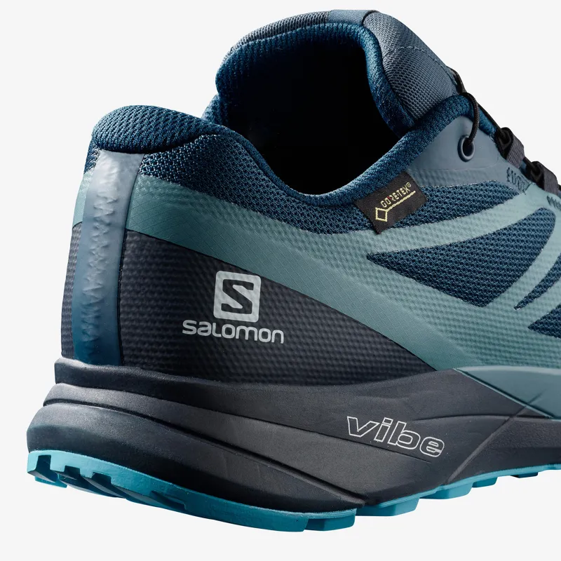 Salomon Sense Ride 2 GTX Invisible Fit Trail Running Shoe in Poseidon-5