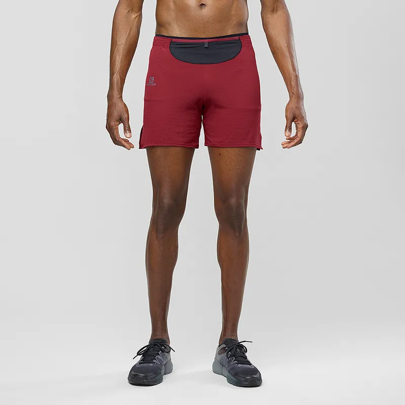 Salomon Mens Sense Short in Biking Red-1