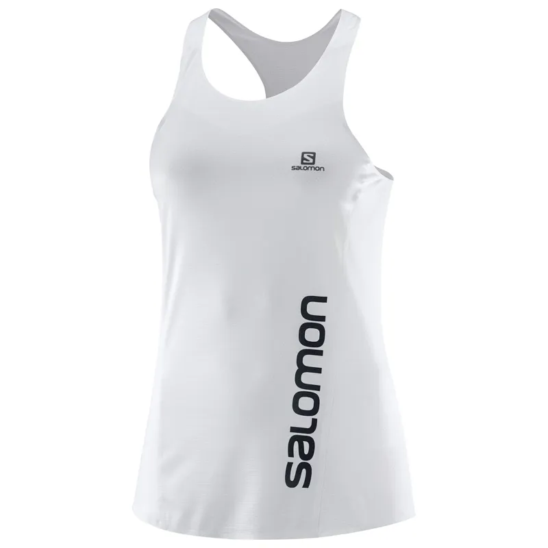Salomon Sense Womens Tank in White
