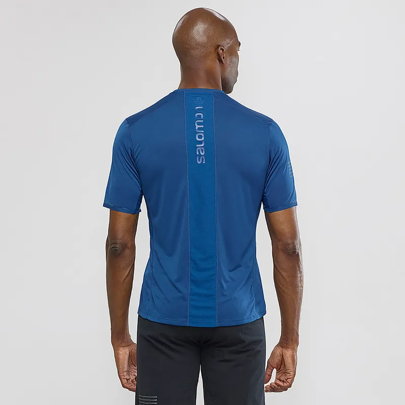 Salomon Sense Ultra Mens Tee in Poseidon-2