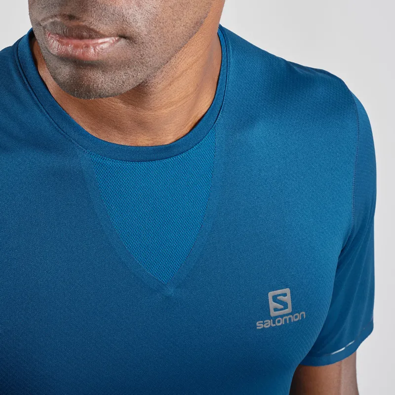 Salomon Sense Ultra Mens Tee in Poseidon-3