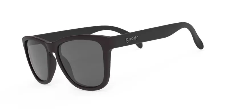 Goodr Running Sunglasses in Back 9 Blackout