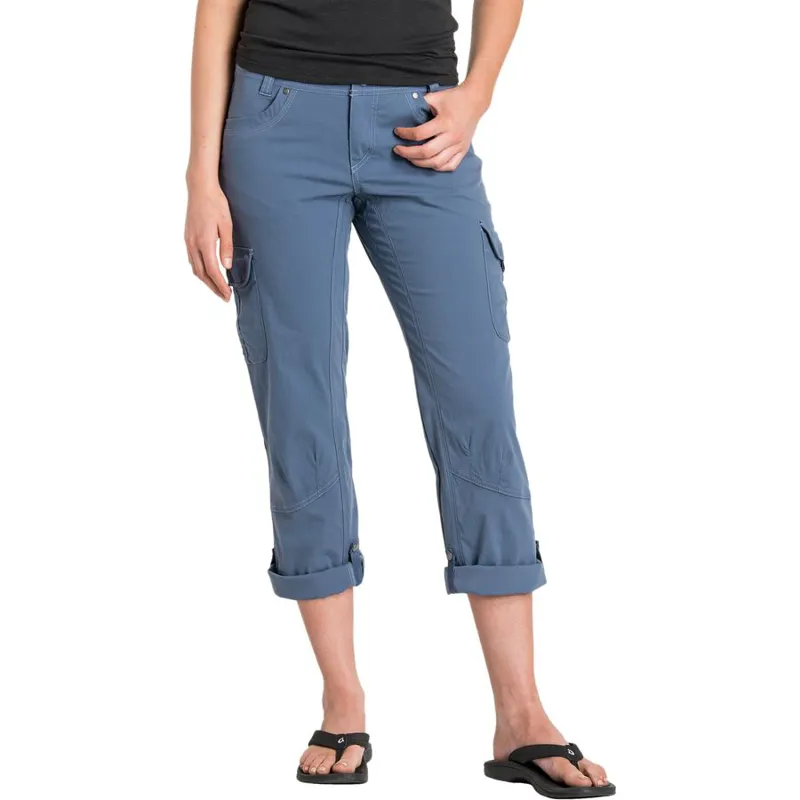 Kuhl Splash Roll-Up Pant Womens Trouser in Slate Blue