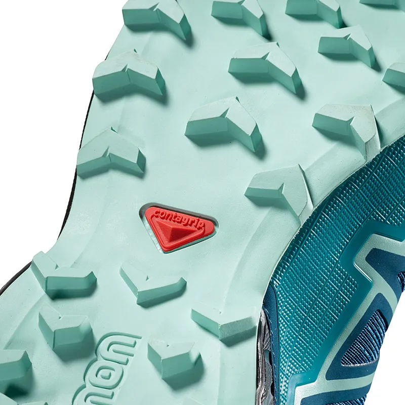 Salomon Speedcross 4 Wide Womens Trail Running Shoe in Blue-1