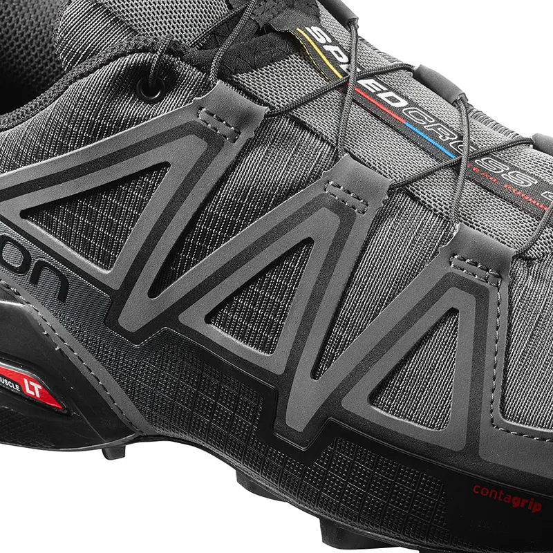 Salomon Speedcross 4 Wide Mens Trail Running Shoe in Grey-1