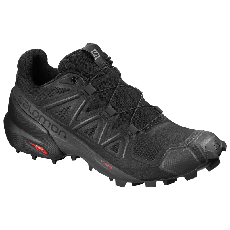 Salomon Speedcross 5 Womens Trail Running Shoe in Black/Phantom