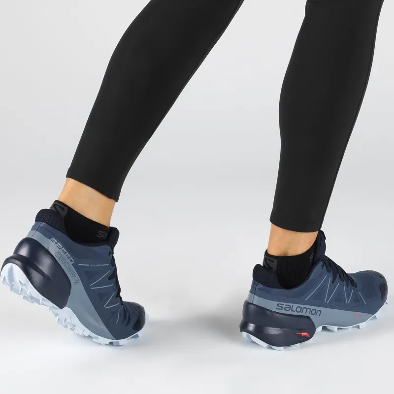 Salomon Speedcross 5 Womens Trail Running Shoe in Sargasso Sea/Navy-4