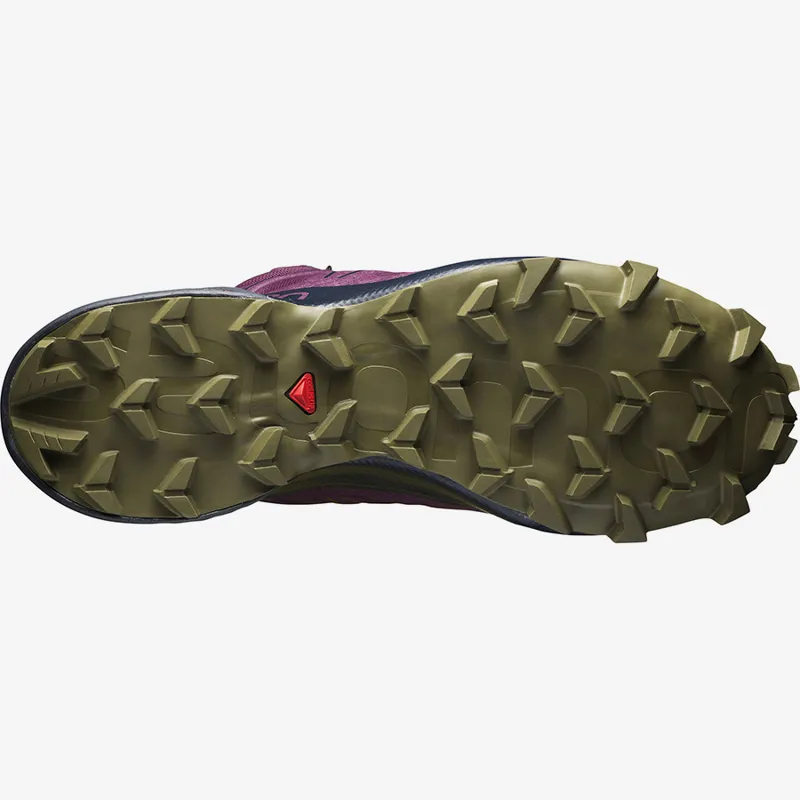 Salomon Speedcross 5 Womens Trail Running Shoe in Potent Purple/Ebony-3