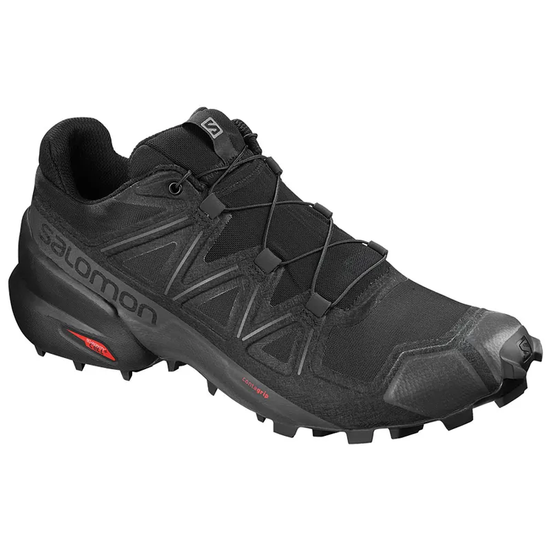 Salomon Speedcross 5 Mens Trail Running Shoe in Black/Phantom