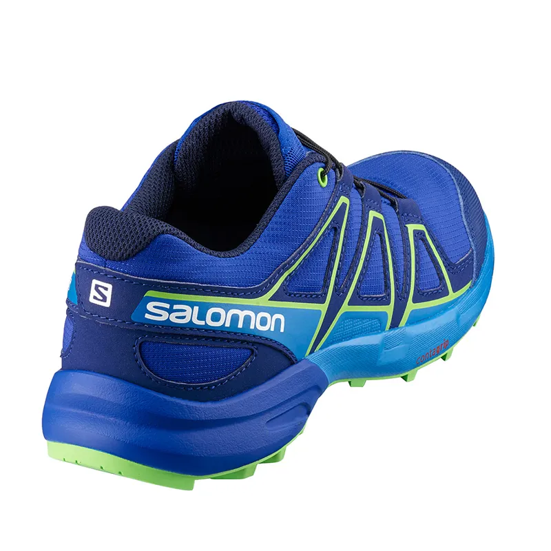 Salomon Speedcross Junior Trail Running Shoe in Surf The Web-3