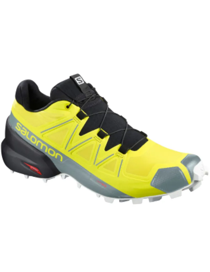 Salomon Speedcross 5 Mens Trail Running Shoe in Sulpher Spring/Black/W