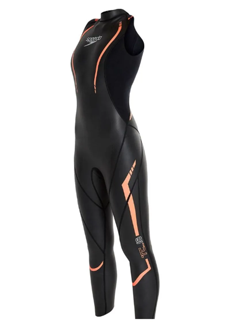 Speedo Tri Comp 16 TSWM SL Wsuit Womens in Black/Red