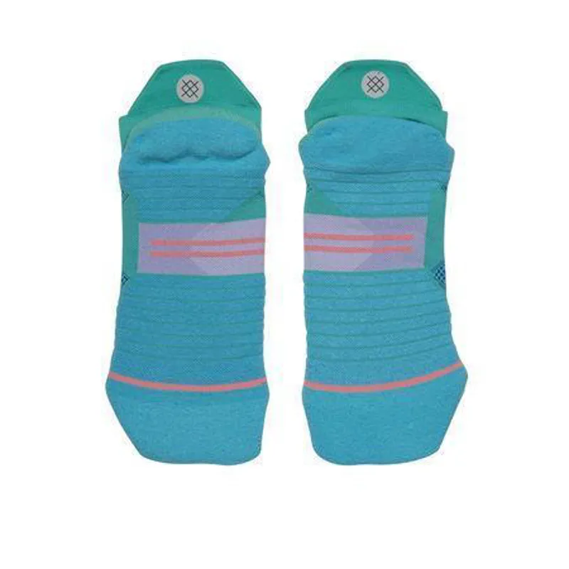 Stance Aqua Jog Tab Womens Running Sock in Turquoise-2