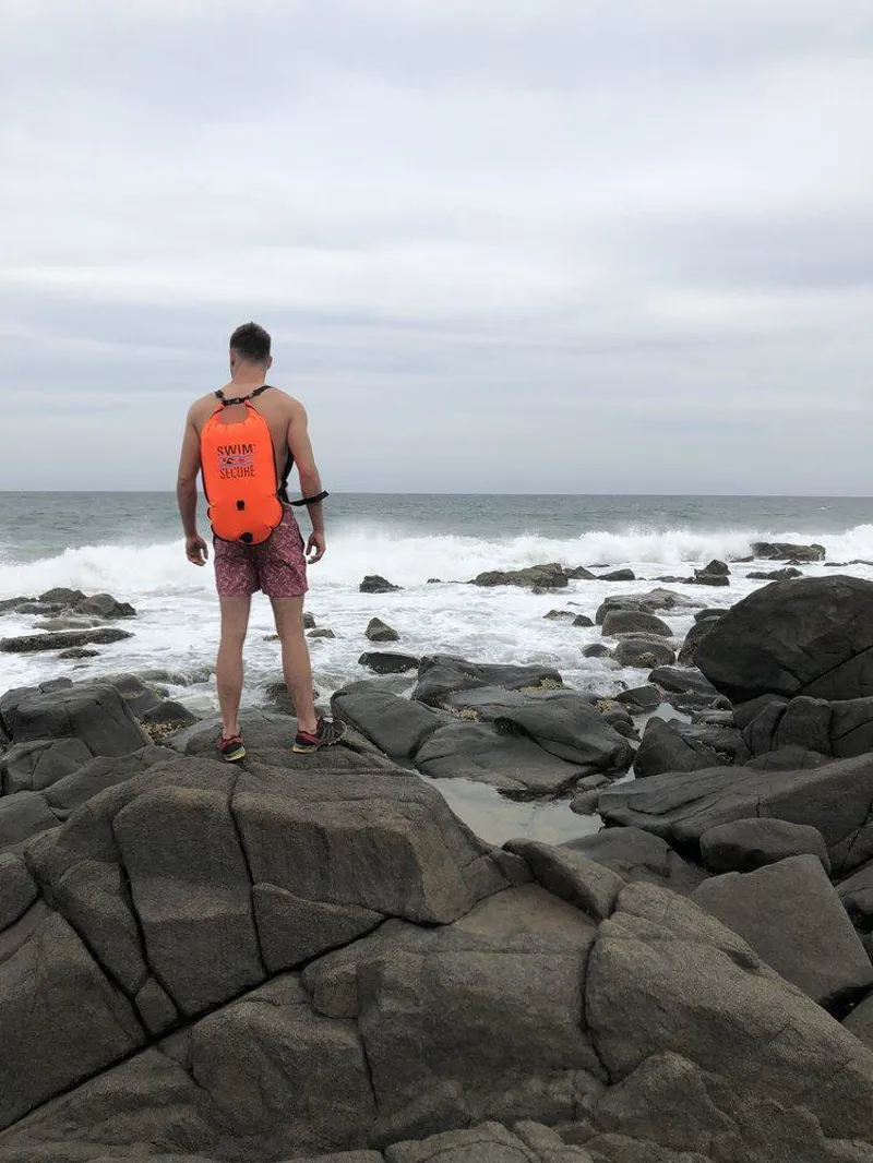 Swim Secure Wild Swim Bag in Orange-2