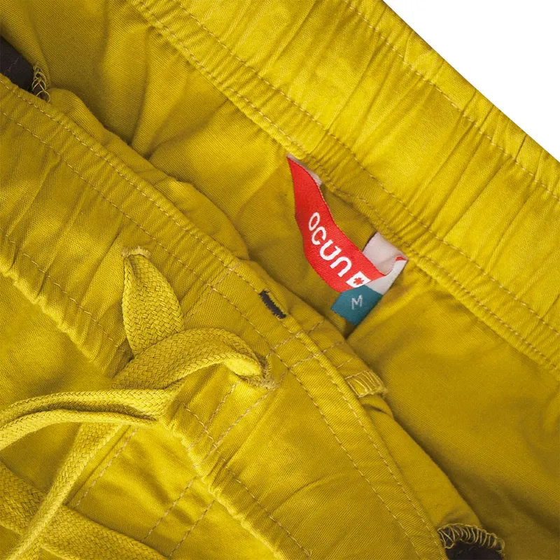 Ocun Jaws Pant Men's Climbing Trousers in Yellow Antique Moss-5