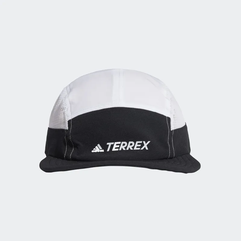 adidas Terrex 5P Cap in Black/White/White-3