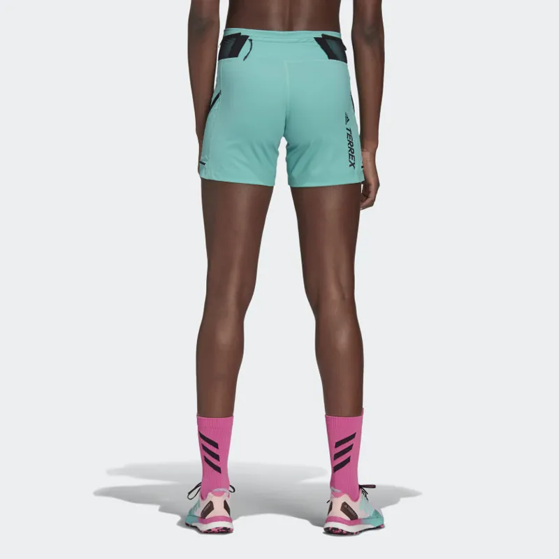 adidas Terrex Agravic Pro Womens Running Short in Acid Mint-3