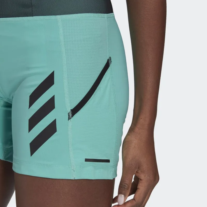 adidas Terrex Agravic Pro Womens Running Short in Acid Mint-6
