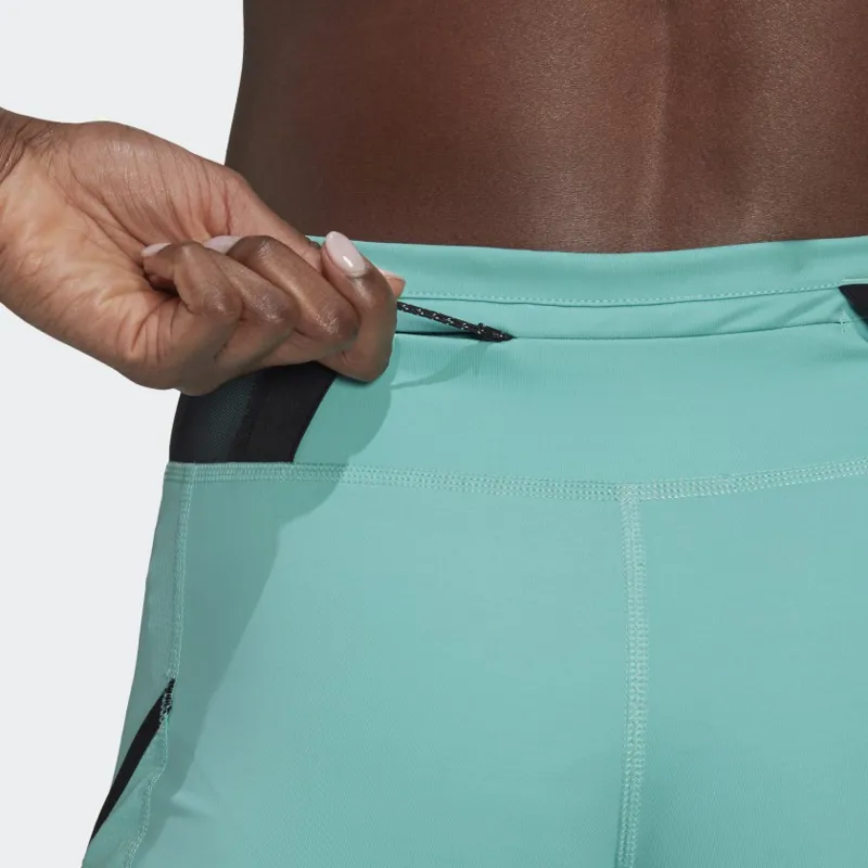adidas Terrex Agravic Pro Womens Running Short in Acid Mint-4