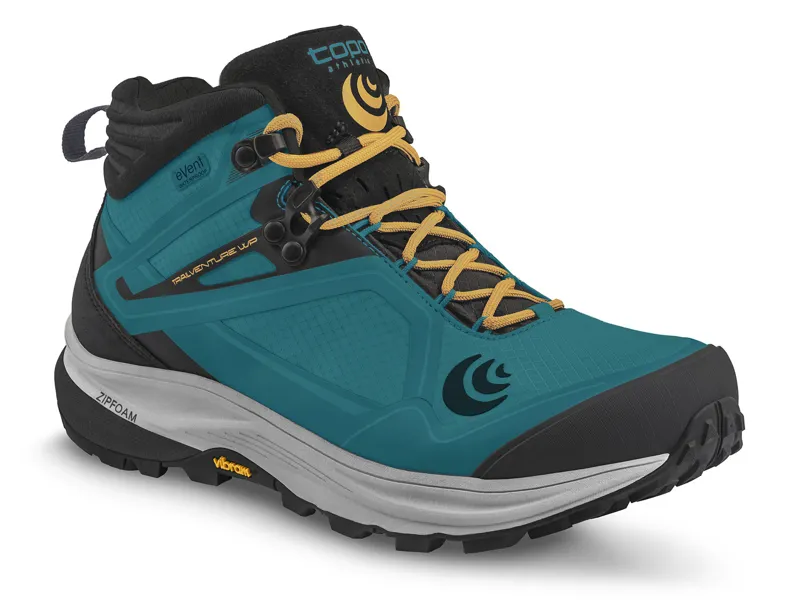 Topo Trailventure WP Women's Fast-Hike Boots in Teal/Gold-4