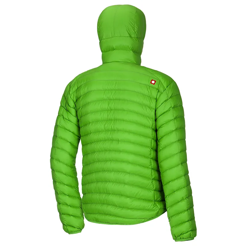 Ocun Mens Tsunami Down Jacket in Green/Blue-1
