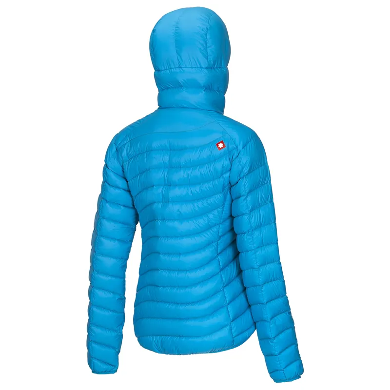 Ocun Womens Tsunami Down Jacket in Blue/Yellow-1