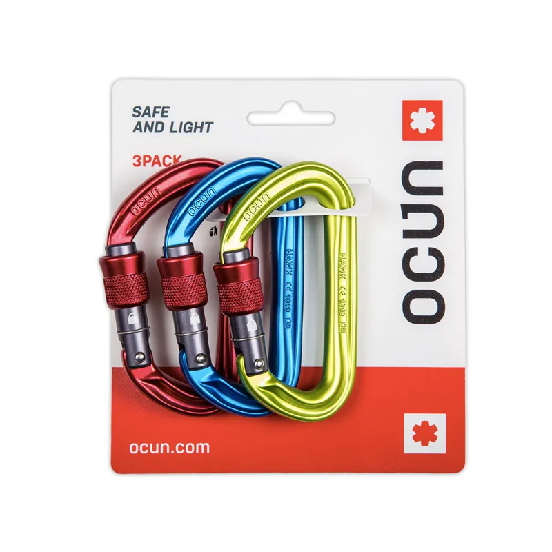 Ocun Falcon Screw 3-Pack in Multi-colour