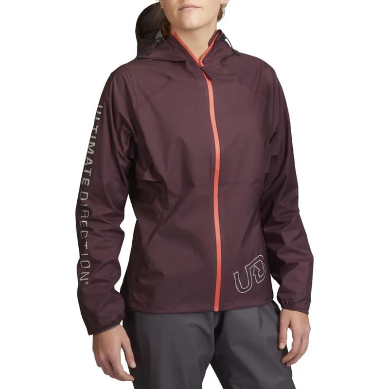Ultimate Direction Womens Ultra V2 Running Waterproof Jacket in Fig