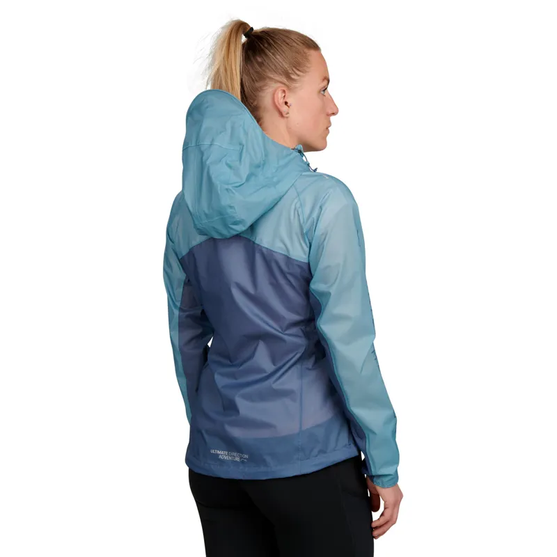 Ultimate Direction Ultra Jacket V2 Womens Waterproof in Sea Blue-1