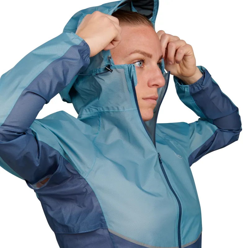 Ultimate Direction Ultra Jacket V2 Womens Waterproof in Sea Blue-3