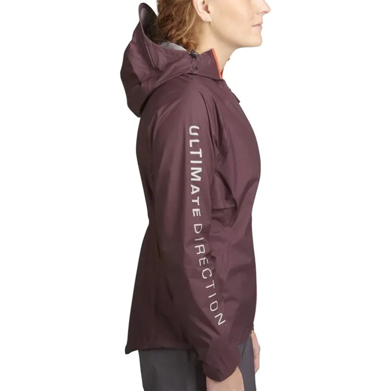 Ultimate Direction Womens Ultra V2 Running Waterproof Jacket in Fig-2